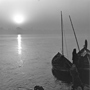 Sunrise on the Gandak River, 1993. India. copyright photographer Marilyn Bridges 