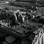 Egypt. Karnak with Sacred Lake Overview from Northwest 1993. copyright photographer Marilyn Bridges
