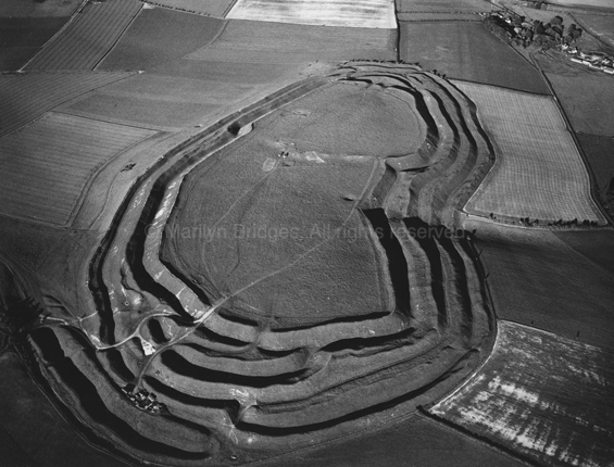 Maiden Castle, Dorset, 1985. 