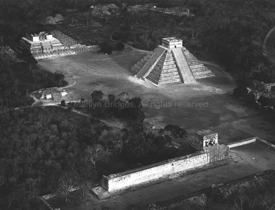 Chichen Itza, North Section, 1982. Mexico. copyright photographer Marilyn Bridges
