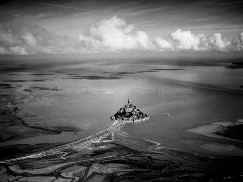 Mont Saint-Michel, Normandy, France, 1985. copyright photographer Marilyn Bridges