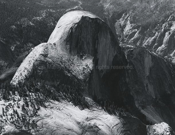 Half Dome, Yosemite, California, 1991. USA West. copyright photographer Marilyn Bridges.