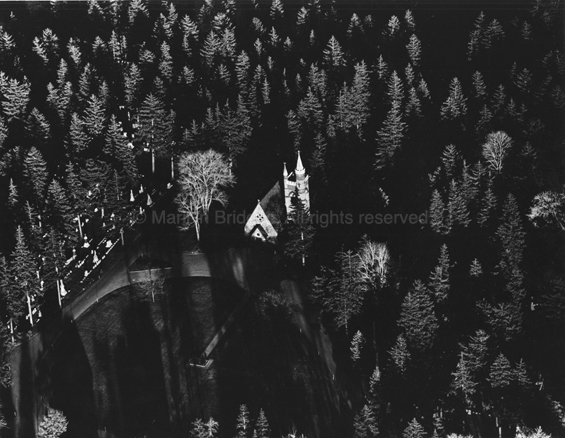 Church in the Pines, Monroe County, New York, 1981. USA Northeast. copyright photographer Marilyn Bridges.