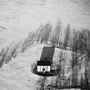 Lone White House in Snow, Scottsville, New York, 1982.